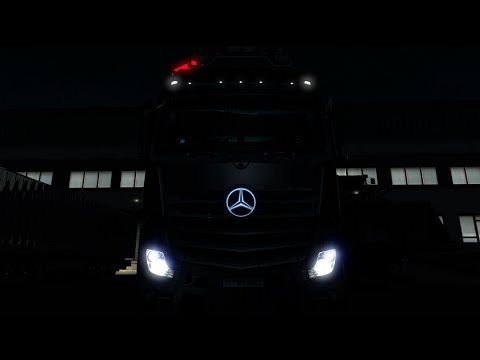 Euro Truck Simulator 2 Mercedes Benz ACTROS გრძელი გზა